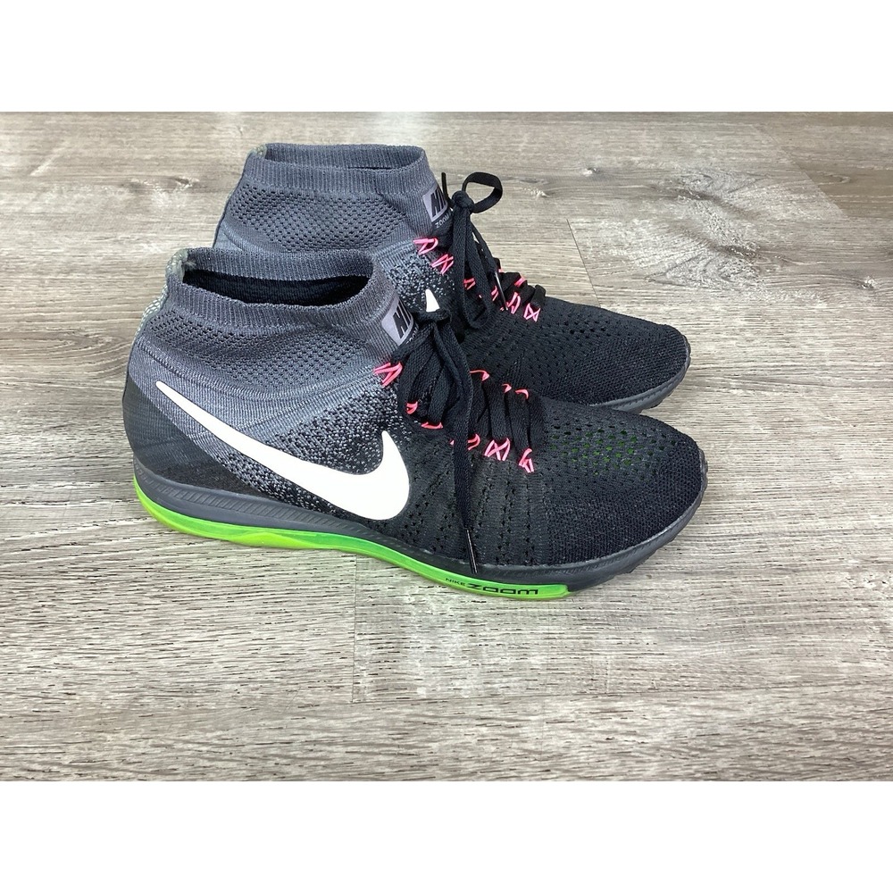 Nike Zoom All Out Flyknit Womens Size 9.5 Running Shoes 845361-002 Sneakers